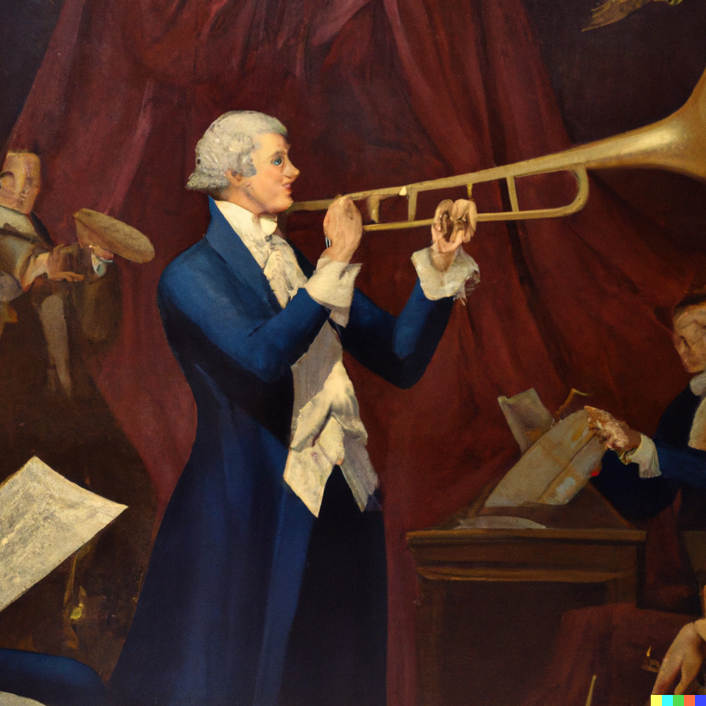DALL·E 2023-04-15 19.04.01 - A painting of Joseph Haydn premiering the Haydn Trumpet Concerto..png